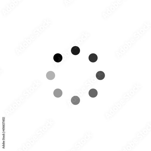 Loading icon, buffering vector symbol