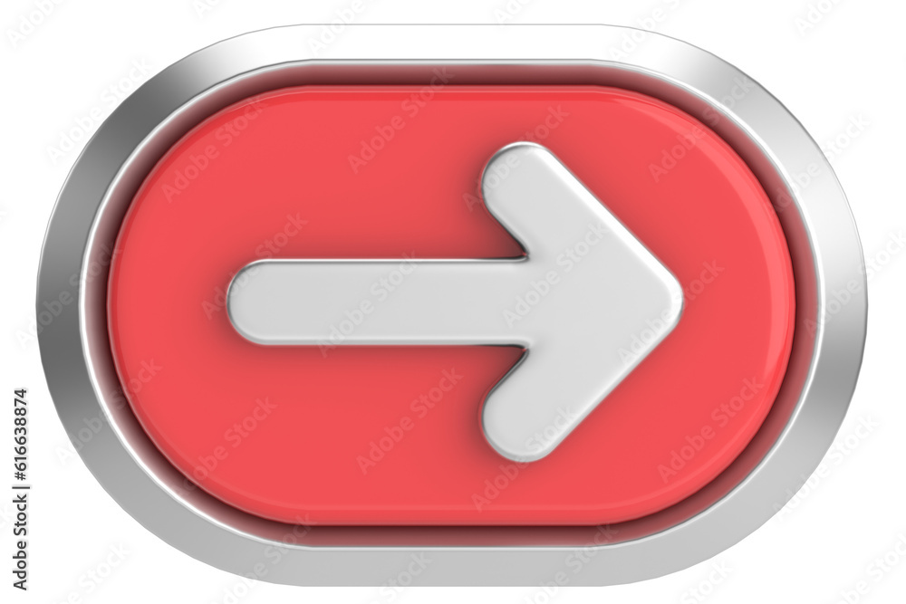 Next button. Continue button. 3D illustration. Next button. Continue button. 3D illustration.