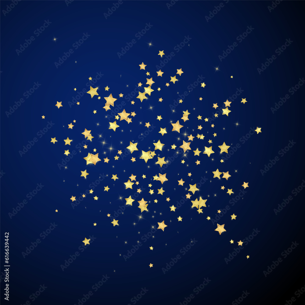 Magic stars vector overlay. Gold stars scattered Magic stars vector overlay. Gold stars scattered