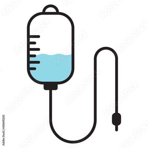 infusion medicine icon vector