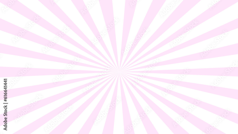 Pink and white sunburst background Pink and white sunburst background