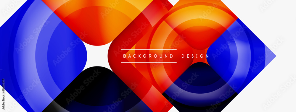 Circle abstract background. Wallpaper, banner, background, landing page, wall art, invitation, print, poster