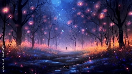 Funkelnde Lichter der Nacht: Ein magisches Glühwürmchenfeld
