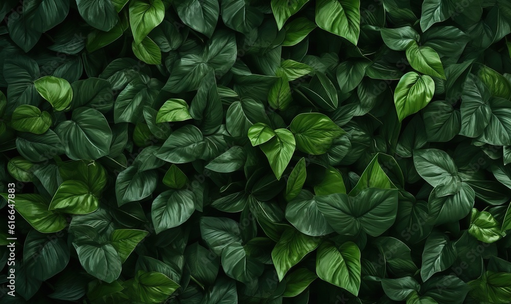  a close up of a green plant with leaves on it.  generative ai - obrazy, fototapety, plakaty 