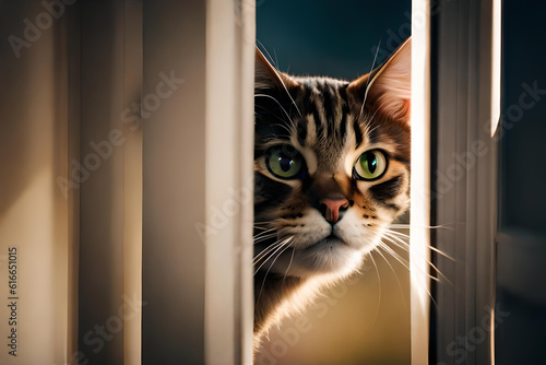 cat on window sill © MuhammadAshir
