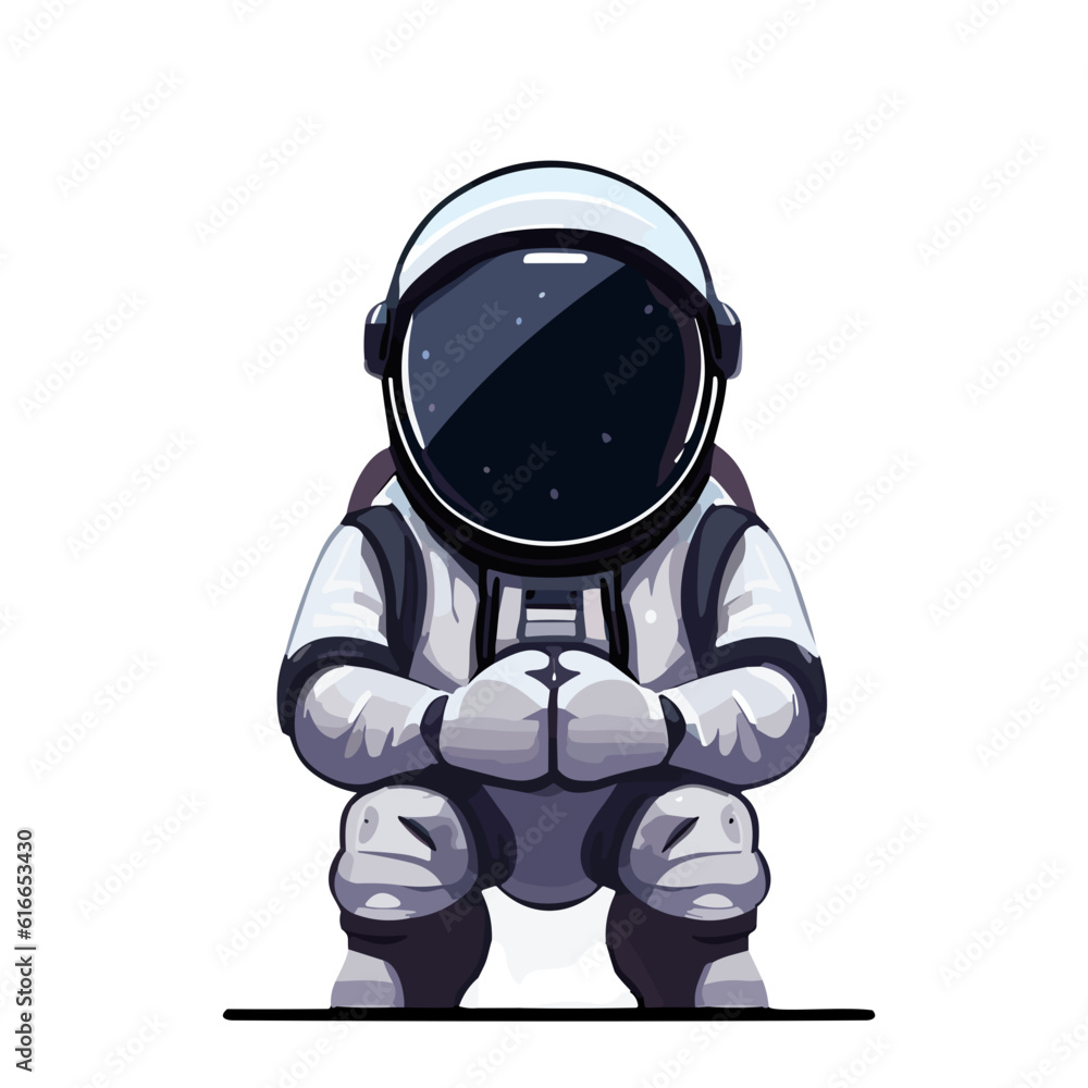 astronaut vector illustration , astronaut vector , astronaut illustration , vector astronaut , illustration astronaut , space , science , moon , illustration , vector