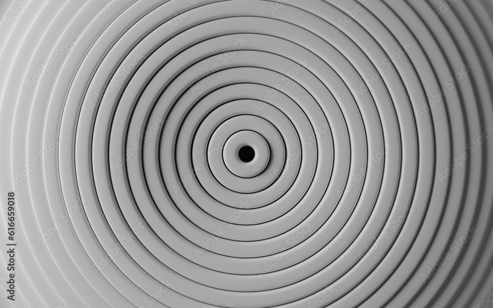 Abstract modern circle with neumorphism white geometric background. 3d rendering. Abstract modern circle with neumorphism white geometric background. 3d rendering.
