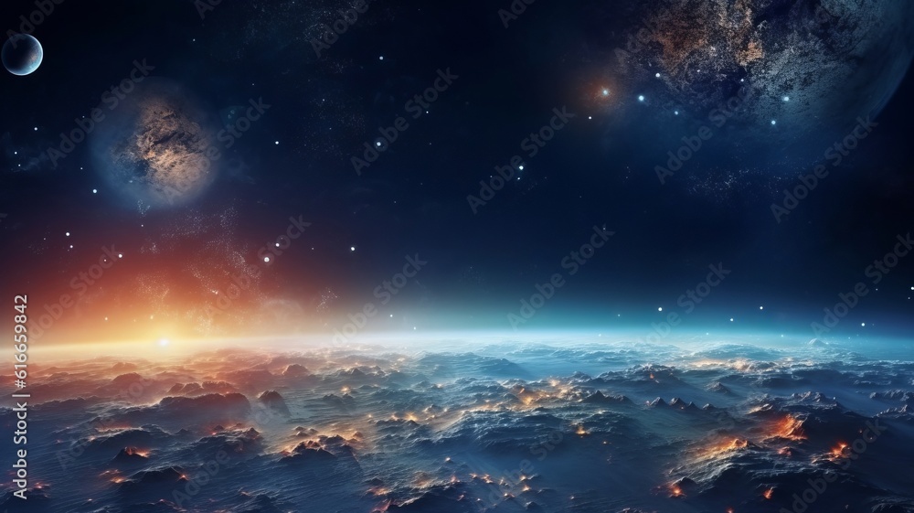 outer space background