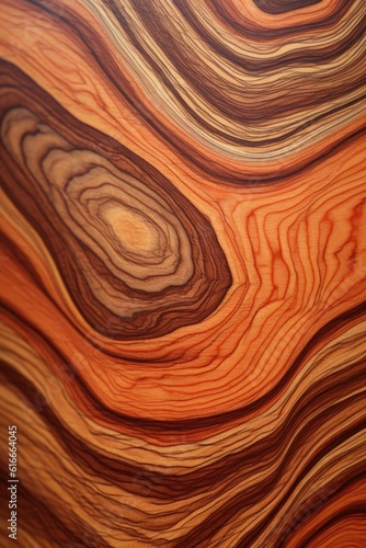 close-up of textured wood grain pattern  created with generative ai