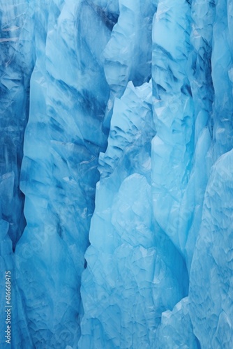 Wallpaper Mural blue ice glacier texture close-up, created with generative ai Torontodigital.ca