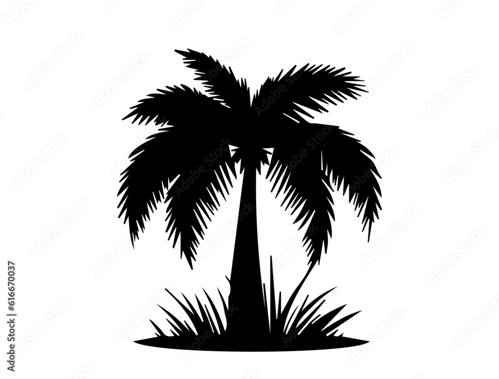 palm tree silhouette palm tree silhouette