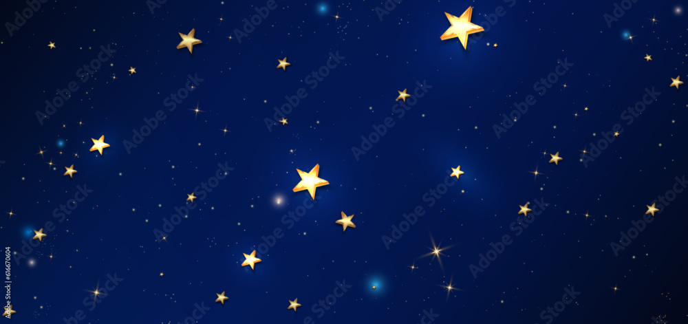 Abstract luxury golden stars on dark blue background with lighting effect and spakle. Template premium award design. Abstract luxury golden stars on dark blue background with lighting effect and spakle. Template premium award design.