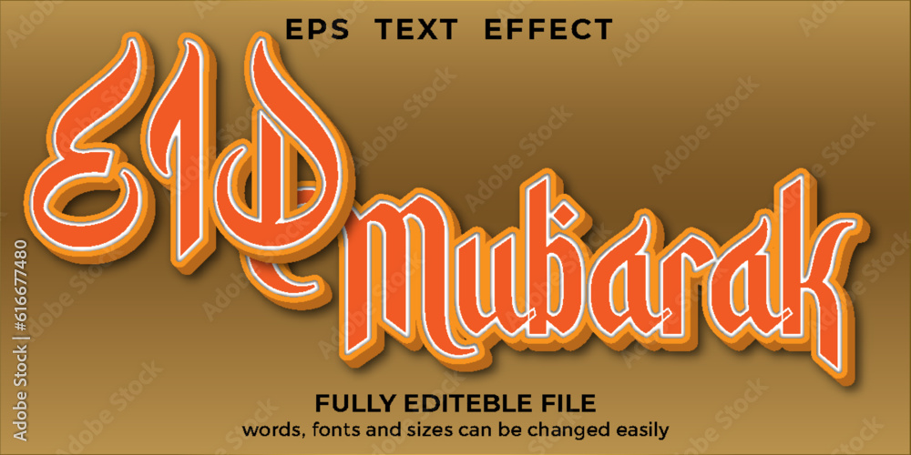 Modern editable 3d text effect. 3d logo template editable text effect ...