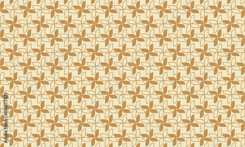 Geometric gold ornamental vector pattern. Seamless design texture ilustration.