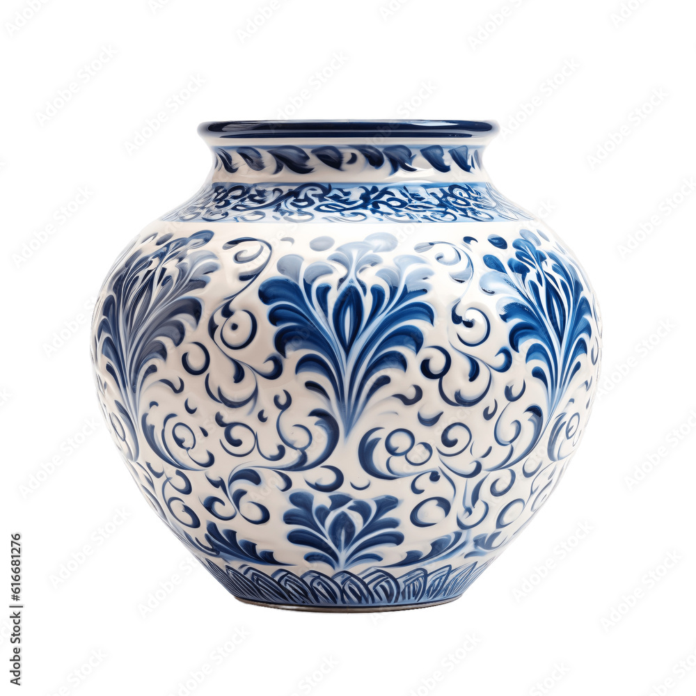 Ceramic vase isolated on transparent background Ceramic vase isolated on transparent background