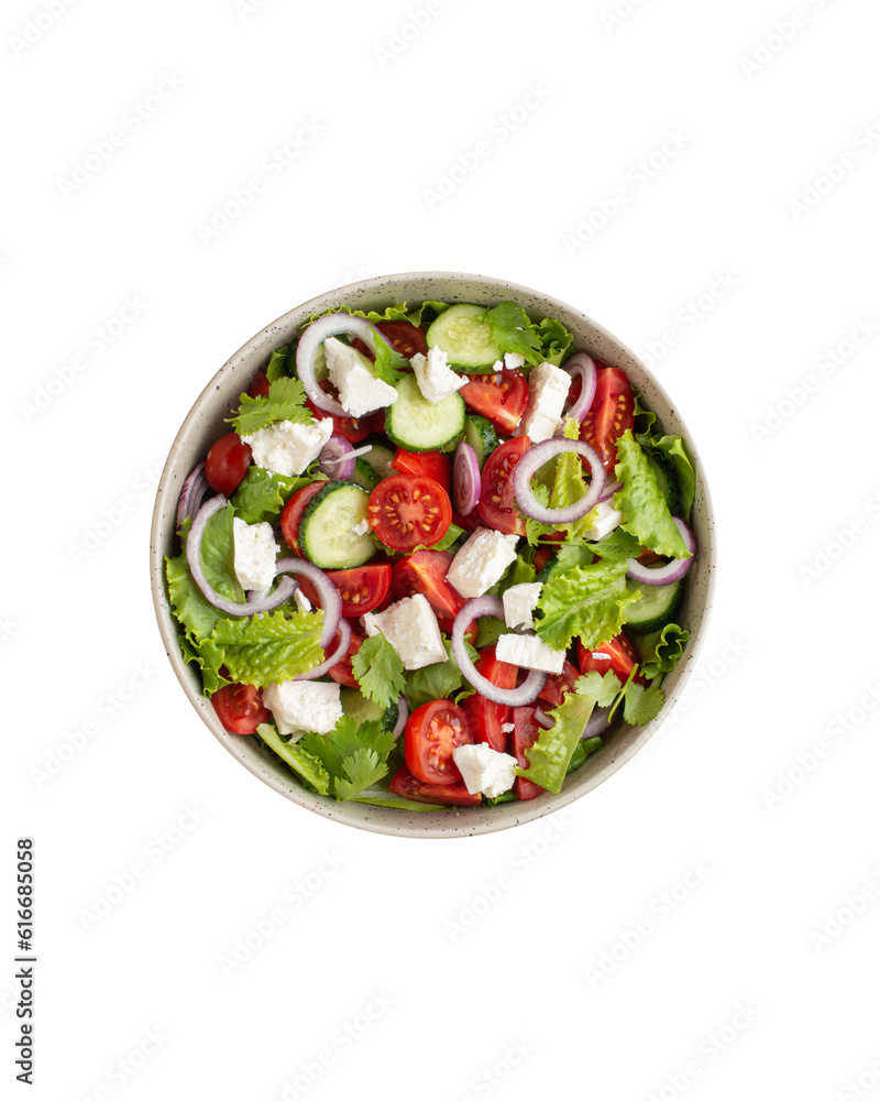 salad with fresh vegetables and cheese on the table, culinary background salad with fresh vegetables and cheese on the table, culinary background