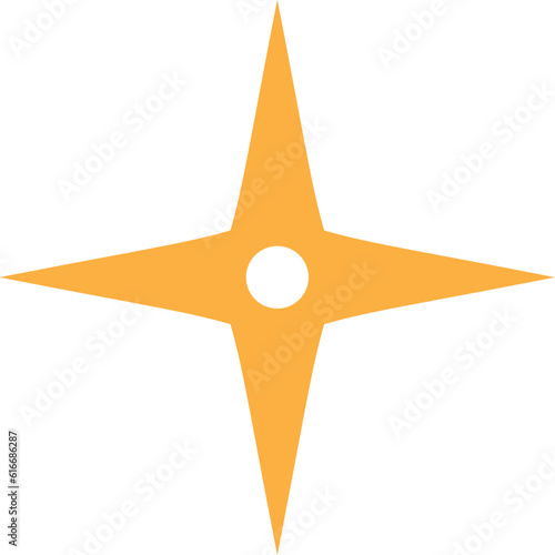 gold star on white background