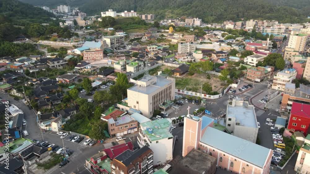 Jeollanam-do Goheung Police Station sky view Jeollanam-do Goheung Police Station sky view