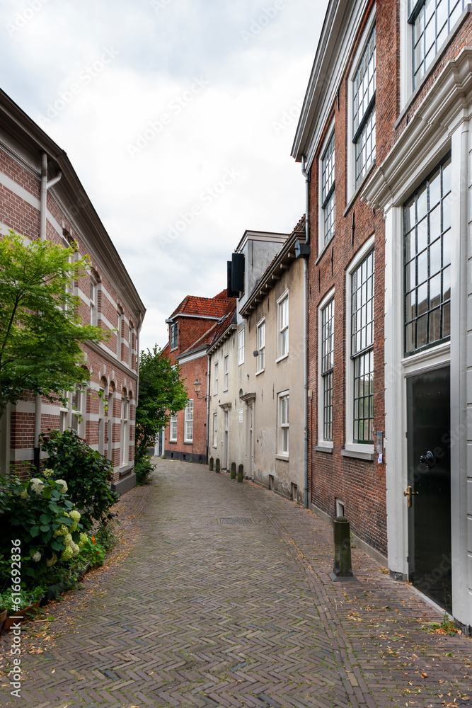 Amersfoort city, monumental and historic city center. Holland.