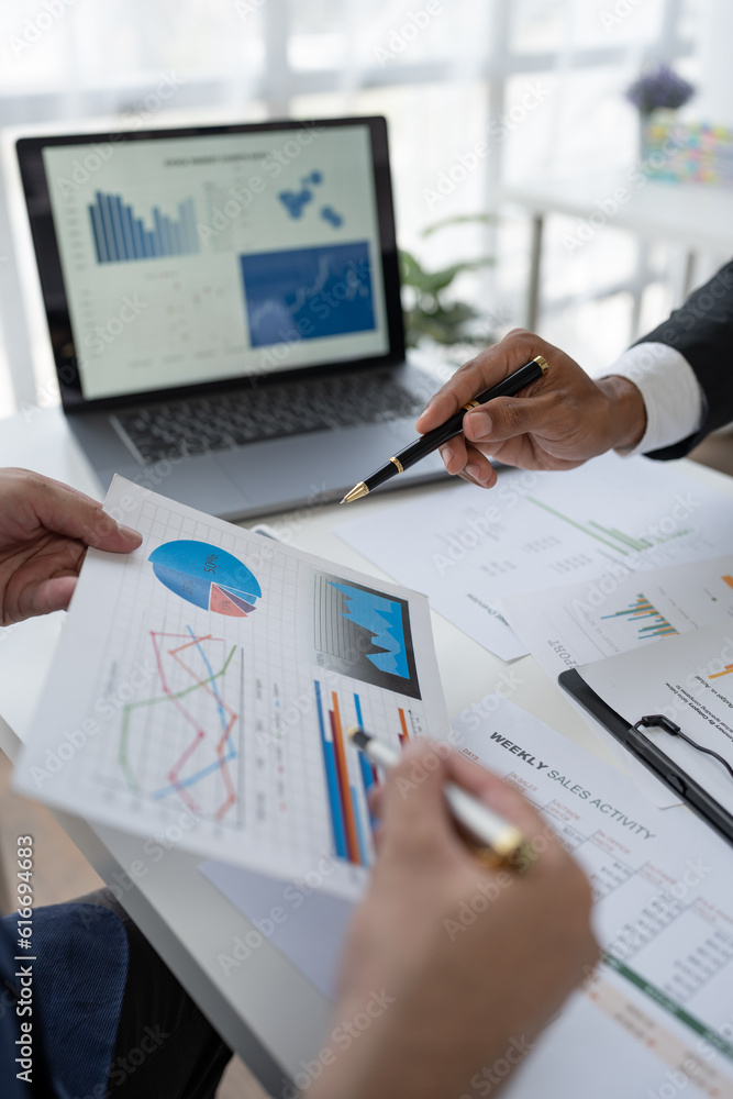 business people meeting in the office Calculate company tax and investment income Strategic planning and colleague brainstorming. Reports. Analyze charts. team work concept. business people meeting in the office Calculate company tax and investment income Strategic planning and colleague brainstorming. Reports. Analyze charts. team work concept.
