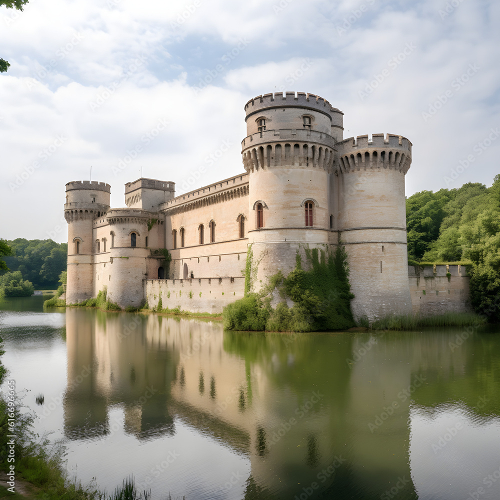 Fototapeta premium Castle in the morning