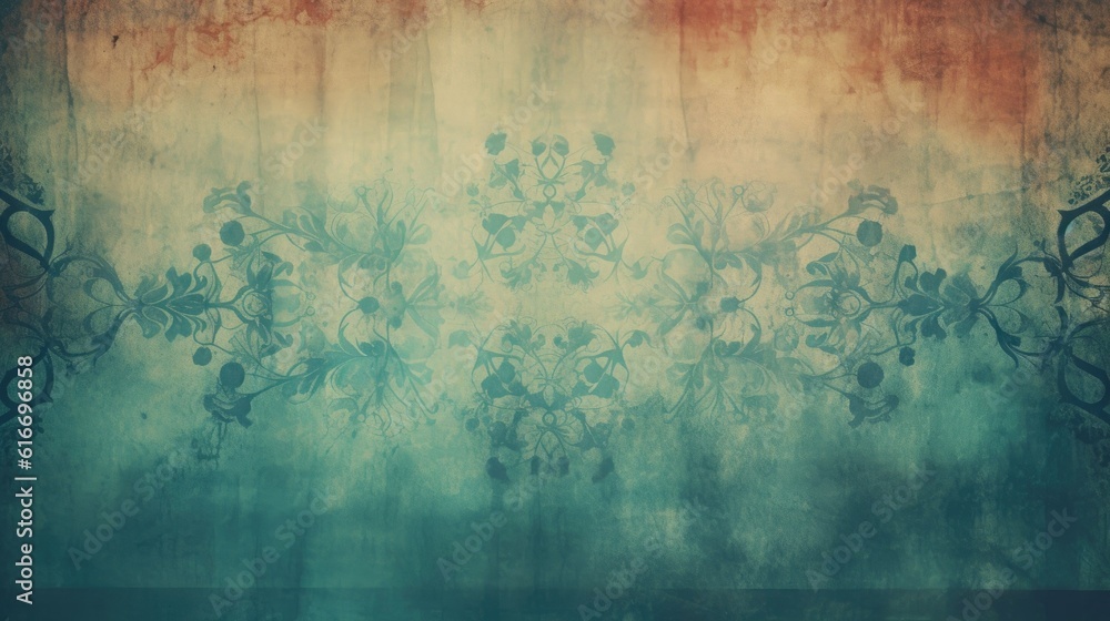 Vintage Pattern Fade Background, Infusing a Touch of Timeless Charm