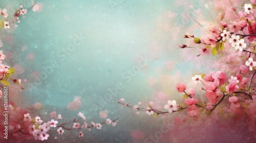 Spring Mood Watercolor Background © Yash
