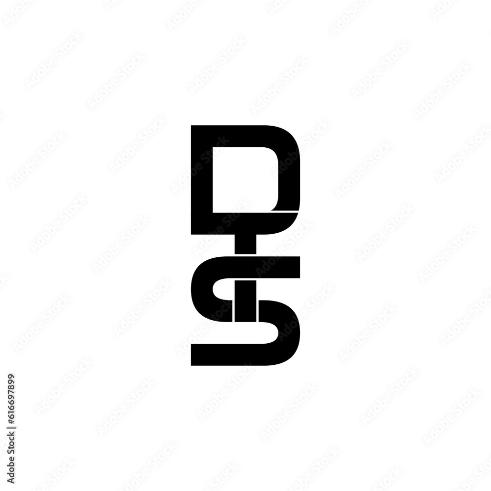 dts lettering initial monogram logo design dts lettering initial monogram logo design