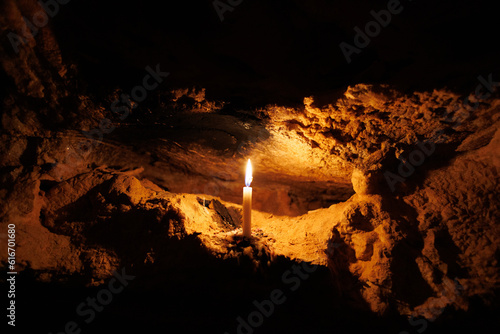 candles in the cave