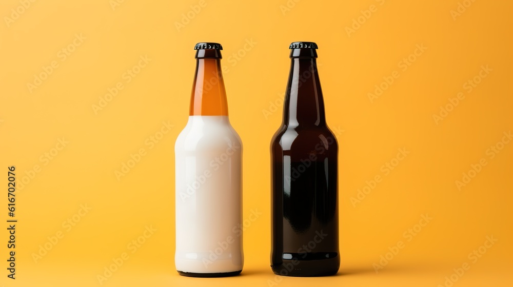 Beer festival glasses filled with cool, delicious beer illustrations.AI generated. Beer festival glasses filled with cool, delicious beer illustrations.AI generated.
