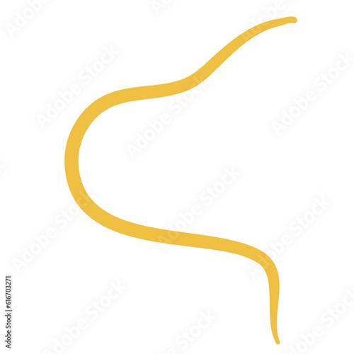Obraz na płótnie Worm Intestinal Parasite w salonie