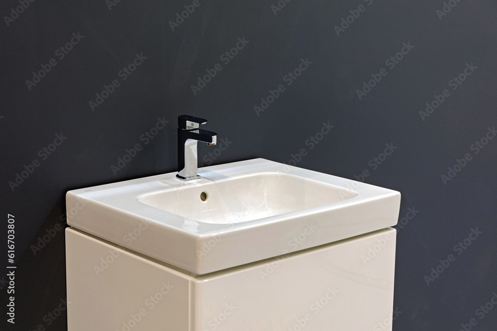 Rectangular Sink Dark Bathroom Rectangular Sink Dark Bathroom