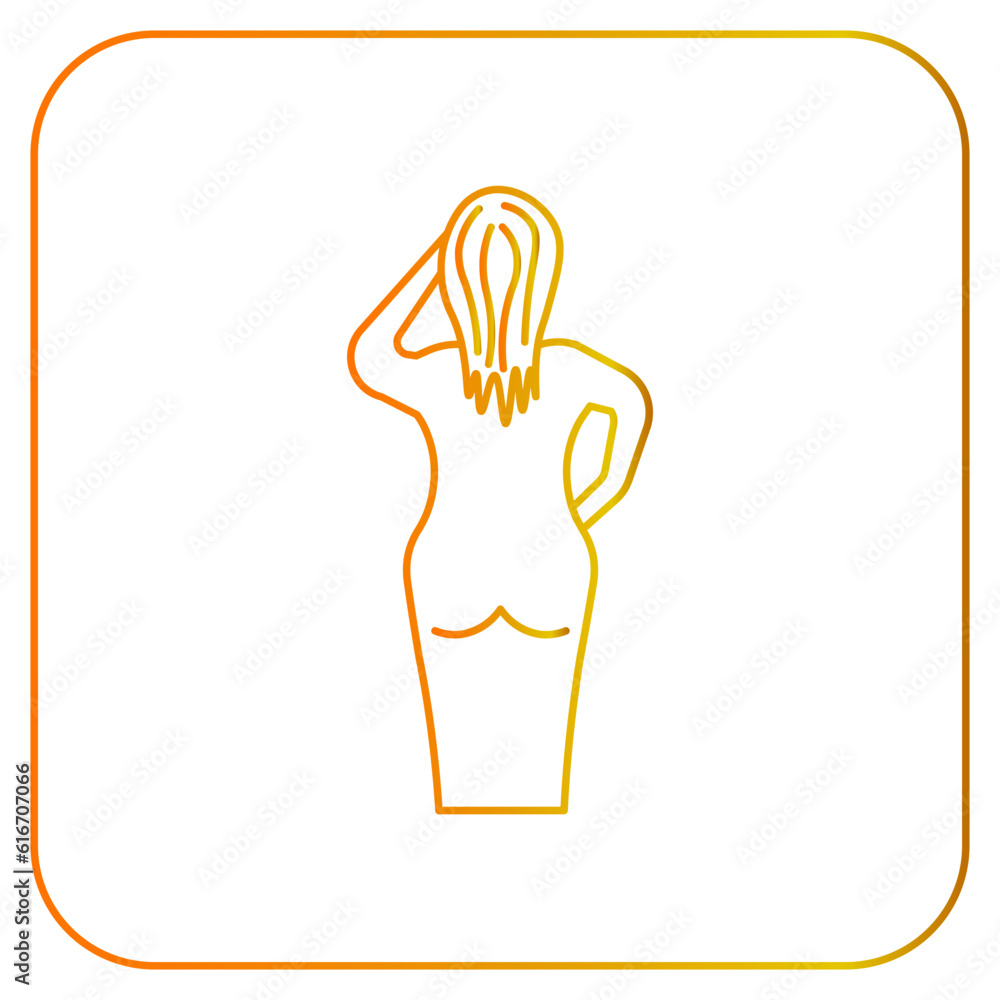 Fototapeta premium woman icon