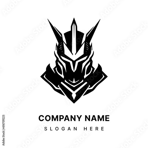 Armor illustration logo design