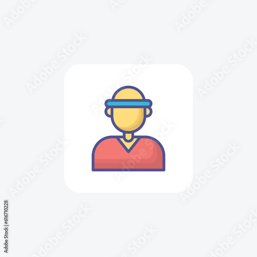 Customer, Client, User, Consumer Vector Outline Filled Icon