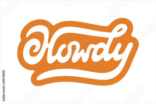 Howdy logo design