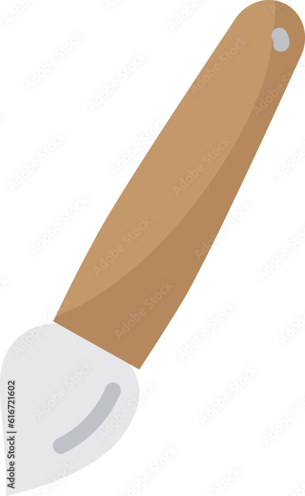 paintbrush school elements illustration