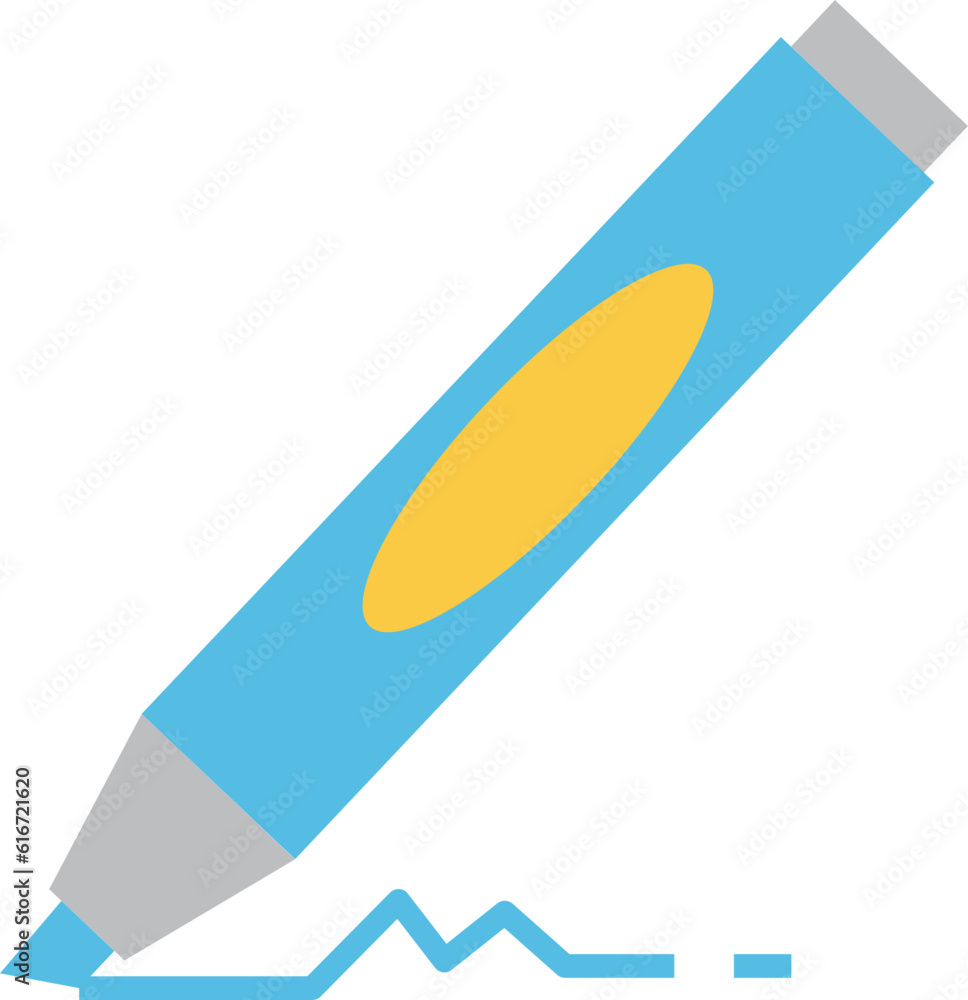 marker school elements illustration marker school elements illustration