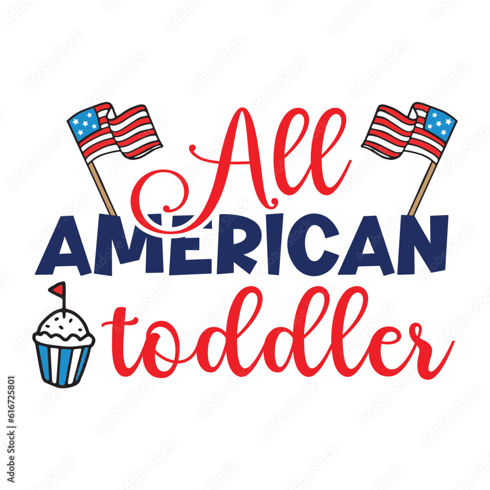 Naklejka premium 4th July shirt design Print template happy independence day American typography design.