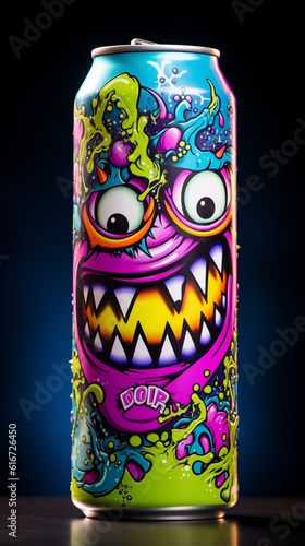 photography of a energy drink 