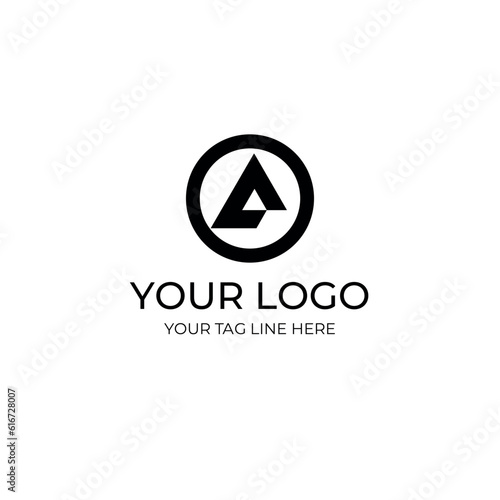 Free Download Letter A logo design template. Initial letter A logo design vector. - GFXLoad