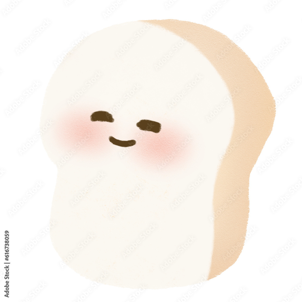 Freshly baked bread with cute smiley face. Freshly baked bread with cute smiley face.