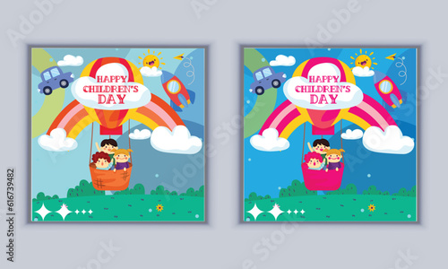 digital marketing agency social media vector template