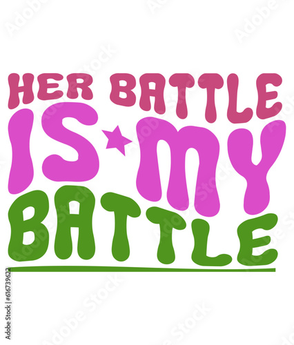 Retro brest cancer T-shirt Design, Vector