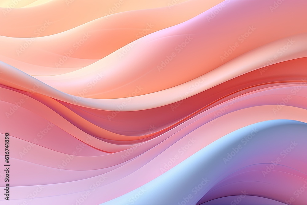 Fototapeta premium Soft Pastel Gradient Background