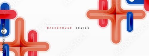 Cross line background minimal geometric template. Design for wallpaper, banner, background, landing page, wall art, invitation, prints, posters