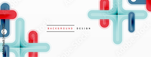 Minimal geometric background cross line. Design for wallpaper, banner, background, landing page, wall art, invitation, prints, posters