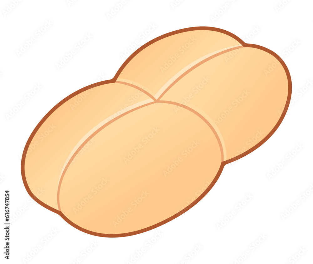 Marraqueta Chilean bread illustration Marraqueta Chilean bread illustration