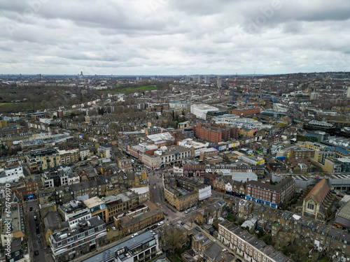 Camden Town London Aerial View  shot with a DJI mini 3 Pro.