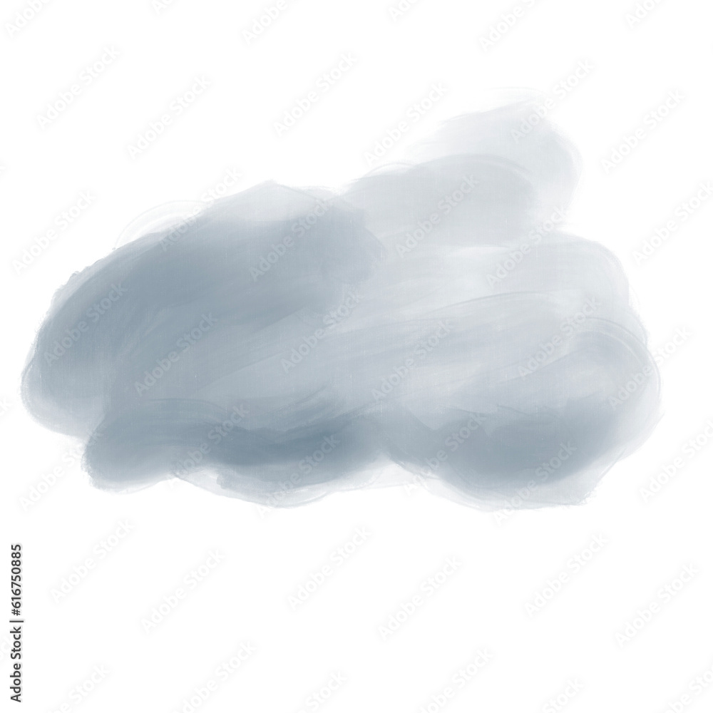 Cute Cloud painting on white background, It's weather different collection. Cute Cloud painting on white background, It's weather different collection.